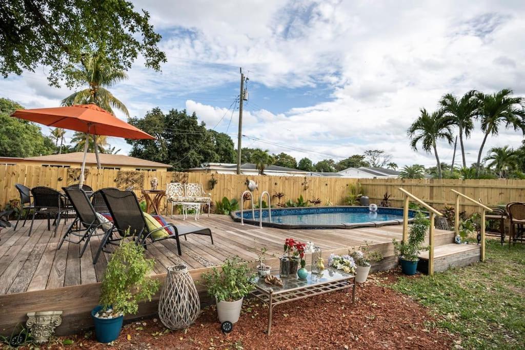 Tropical Pool Luxury Home Best Location Beaches Restaurant Hard Rock Fun Hallandale Beach Kültér fotó